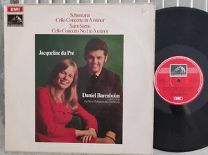 ASD 2498 Schumann / Saint-Saens - Cello Concertos Du Pre Barenboim UK LP NM - Picture 1 of 1