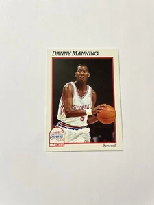 1991-92 NBA Hoops Basketball Card #94 Danny Manning Los Angeles Clippers - Picture 1 of 2