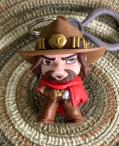 NEW Blizzard OVERWATCH Backpack Hangers Clips Blind Series 1 MCCREE Cover