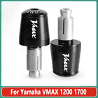 For Yamaha Vmax 1200 1700 Aluminum 7/8" Motorcycle Handle Bar Ends Grips Plugs