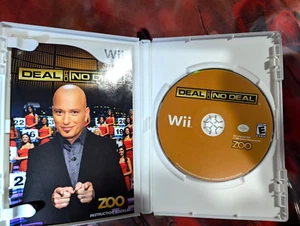 Vintage 2008 Deal or No Deal Nintendo Wii Videospiel Disc Quiz Handbuch enthalten - Bild 1 von 2