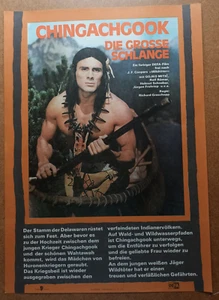 DDR,FILMPLAKAT A3 "CHINGACHGOOK DIE GROßE SCHLANGE" DEFA, GOJKO MITIC,ROLF RÖMER - Bild 1 von 1