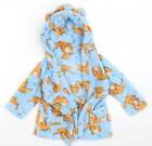 Studio Baby Blue Animal Print Polyester Babydoll Robe Size 12-18 Months