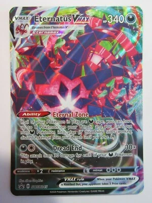 ETERNATUS VMAX JUMBO HOLO POKEMON CARD SWSH045 STAR PROMO OVERSIZED NP CND NM - Image 1 of 4