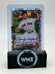 2021 Bowman Chrome Prospects Atomic Refractor /100 Jeremy Wu-Yelland Auto