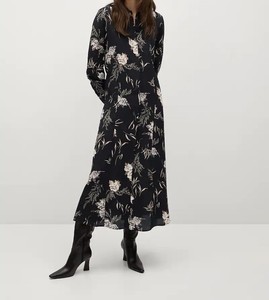 Las mejores ofertas en Vestidos florales Mango manga larga para mujeres |  eBay