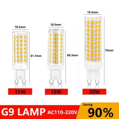 Lampada LED G9, 5/9/12/15/20W, AC 110/220V, SMD 2835/3014, molto economica... - Immagine 1 di 4