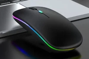 2.4GHz Wireless Optical Mouse USB Rechargeable RGB Cordless Mice For PC Laptop - Picture 1 of 3