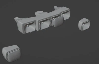 Rampa de luz para Skoda Fabia S2000 Rally 1/43 Foto 1 de 4