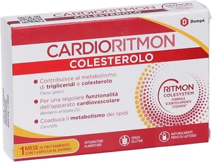 Cardioritmon Colesterolo 30 Capsule - 1 Mese Di Trattamento Con 1 Capsula Al Gio - Foto 1 di 12