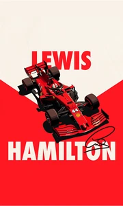 Scuderia Ferrari Flagge - Lewis Hamilton F1 Racing Team Banner - alle Größen - Bild 1 von 7