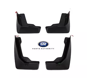 2020-2025 Cadillac XT5 Premium Molded Splash Guards Package Front & Rear Black - Picture 1 of 12