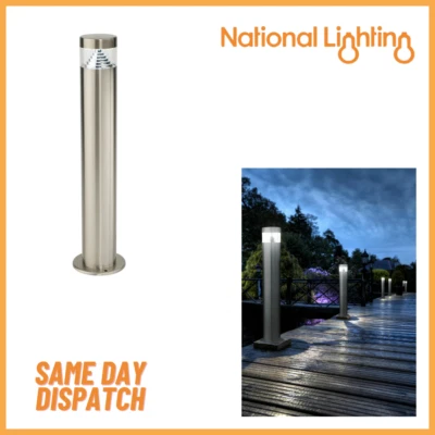 PYRAMID LED Bollard Post Light Waterproof Stainless Steel Outdoor Garden Light - Image 1 of 4
