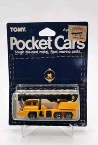 Oldtimer Tomy Pocket Cars Nissan Diesel LKW Kran Nr 72 1986 Neu Selten - Bild 1 von 11