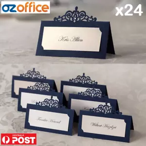 PREMIUM DESIGN 24 x Table Name Placecards Laser Cut Wedding Personal Place Cards - Picture 1 of 7