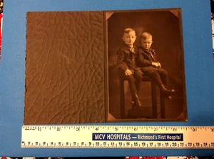 Antique Photo Package-Young Brothers In Fancy Suits By HJ Ritter Co.- Excellent - Picture 1 of 6