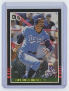 1985 DONRUSS BASEBALL GEORGE BRETT . KANSAS CITY ROYALS #53