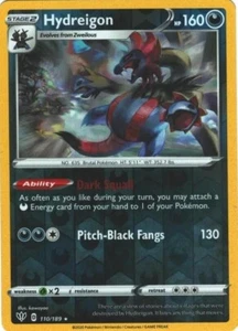 Hydreigon 110/189 Reverse Holo - Sword & Shield Darkness Ablaze - Pokemon TCG - Picture 1 of 1