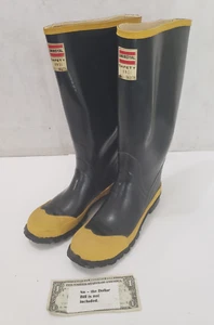 Vintage Uniroyal Sicherheits-Gummistiefel - Stahlkappe Stahlschaft - Größe 6 Fabrik - Bild 1 von 9
