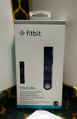 Banda Accesoria Clásica Original Fitbit Alta OEM GRANDE AZUL NUEVA Foto 1 de 2