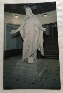 Statue Of Christus Consolator John Hopkins Hospital, Baltimore, MD. PC (X2) - Picture 1 of 2