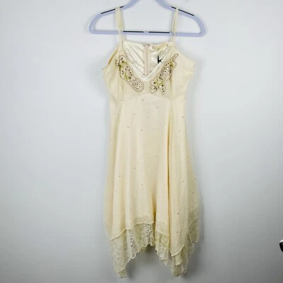 Uttam Boutique Womens Dress Size L Lined Lace Sequins Party Zipper Party Formal - Bild 1 von 4