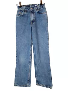 Vintage 1999 Kids Levi Denim Jeans Slim Size 23x25 - Picture 1 of 7