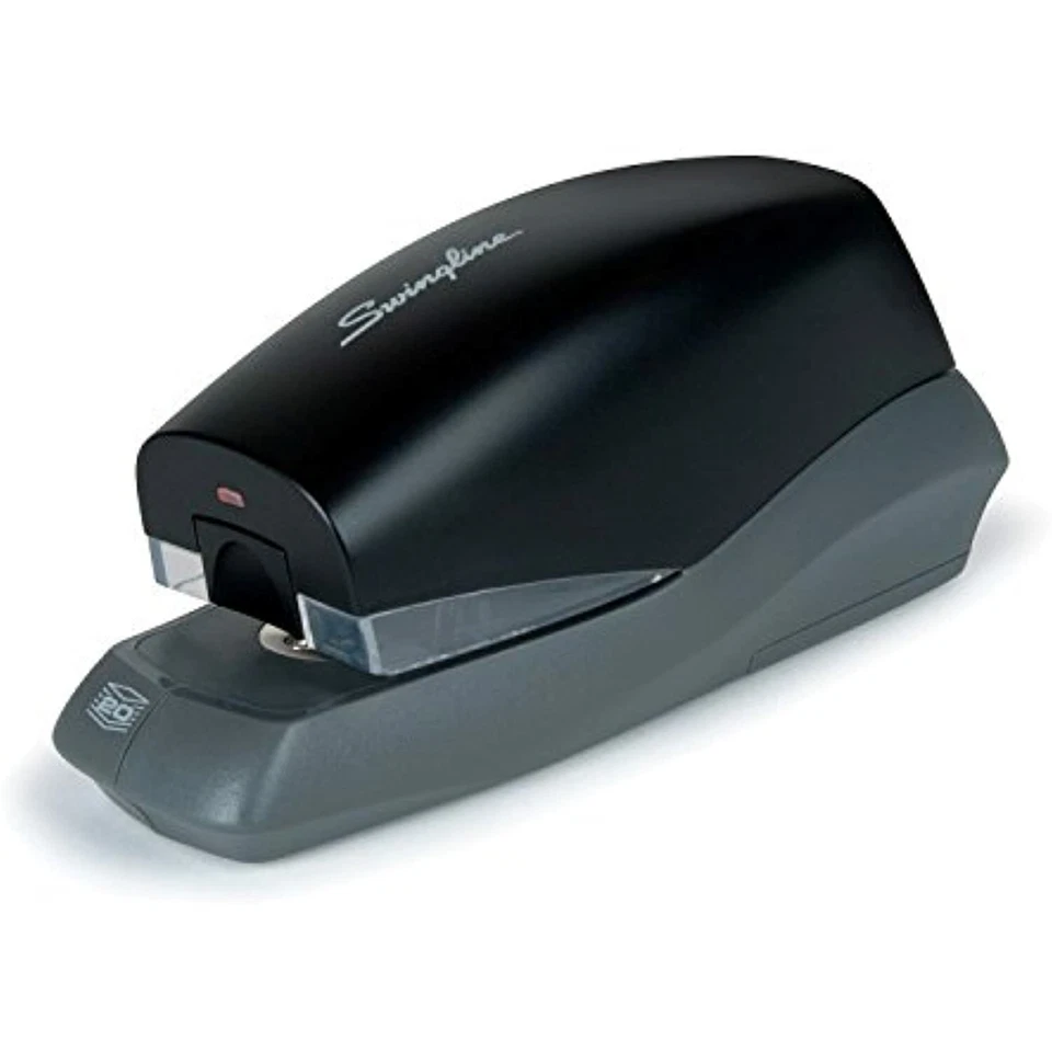 Swingline 42132 20 Sheet Cap Full Strip Breeze Automatic Stapler - Black