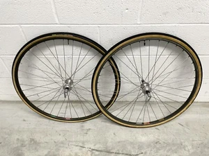 Vintage 700c Road Wheelset - Specialized Hubs - Mismatch Rims Mavic MA40 Matrix - Picture 1 of 11