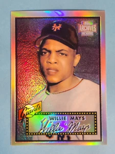 2001 Topps Archives Reserve Willie Mays New York Giants #91 ⚾ - Picture 1 of 2