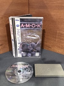 Amok (Sega Saturn, 1997) CIB Tested