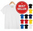 Kids Fruit Of The Loom T-Shirt Boys Girls Plain Cotton School PE Sports Tee Top
