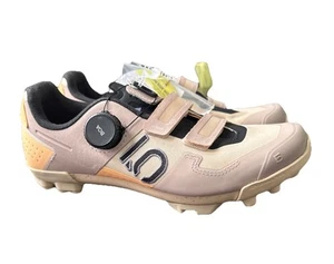 Women's Five Ten Kestrel BOA Clipless Mountain Bike Shoes Size 6 - Beige/Black - Picture 1 of 9