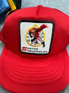 Motion Industries Patch KAP.III Trucker Hat Men's One Size Red - Picture 1 of 7