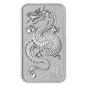Australia 1-oz Lunar Year of the Dragon Silver Bar - Picture 1 of 3
