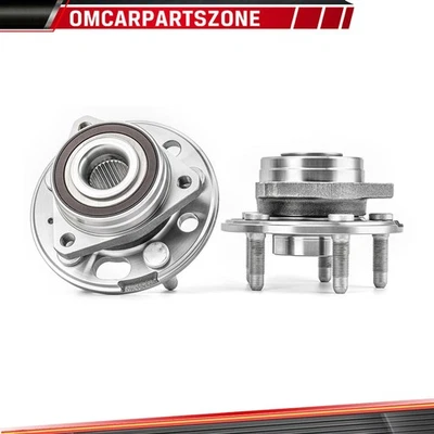 Conjunto de cojinete de cubo de rueda delantera 2x para Chevrolet Equinox GMC Terrain 2010-2017 Foto 1 de 4