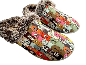 Skechers Bobs Hausschuhe Damen Gr. 6 Fell Puppy Love Dog Cozy Memory Foam Slipper " - Bild 1 von 23