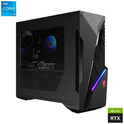 MSI MAG Gaming Desktop: Intel i5-12400F 16GB RAM 1TB SSD RTX 3050 Warranty VAT - Image 1 of 4