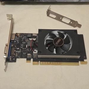QTHREE NVIDIA GeForce GT 710 LP 2GB DDR3 Low Profile Graphics Card Tested Works - Picture 1 of 11