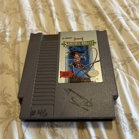 Castlevania 2 II Simons Quest (Nintendo NES, 1987) Cartridge,  Tested