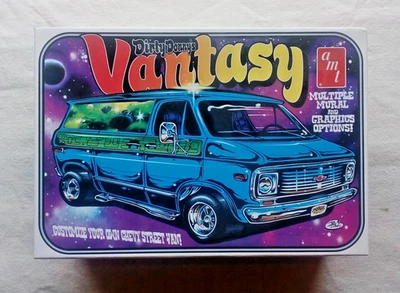 AMT 1970 Dirty Donny's Vantasy Personalizable Chevy Van Modelo Kit Bolsas Selladas 1:25 Foto 1 de 4