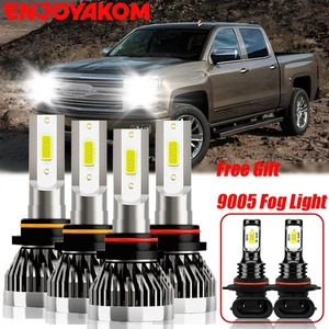 For Chevrolet Silverado 3500 2003-2006 Car LED Headlight Hi/Low + Fog Light Bulb - Picture 1 of 11