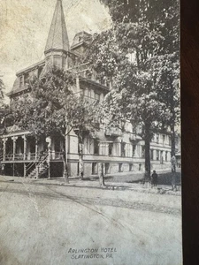 SLATINGTON PA - Photo PC - Arlington Hotel- c1910 - Picture 1 of 3