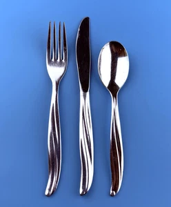 Vintage TWA Airlines Silverware Set – International Silver Co. Knife Fork Spoon - Picture 1 of 3