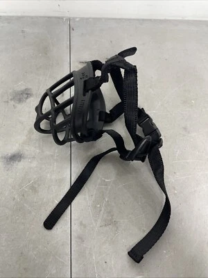 Baskerville Ultra Muzzle Size 2 Black Rubber Custom Heat Shaping Breathable