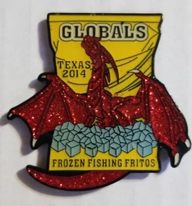 Destination Imagination Pin 💥 GLOBALS TEXAS 2014 RED DRAGON FRITOS 💥 OM150 - Bild 1 von 4