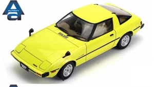 AUtoart 1/18 MaZda Mazda Rx7 Car Model Alloy Car Model YELLOW RARE - Picture 1 of 3