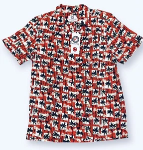 One Resolution Clothing Button Front Shirt Tropical New Palm Trees Men's Medium - Picture 1 of 1