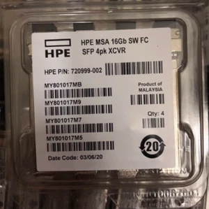 New 4 pcs HPE C8R24B 720999-002 MSA 16GB SW FC SFP MSA2050 876143-001 4-Pack - Picture 1 of 8