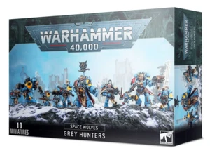 Grey Hunters Space Wolves Marines NEW in BOX Warhammer 40K Wolf Guard Bloodclaws - Picture 1 of 1
